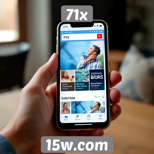 Desempenho do site 71x em dispositivos móveis